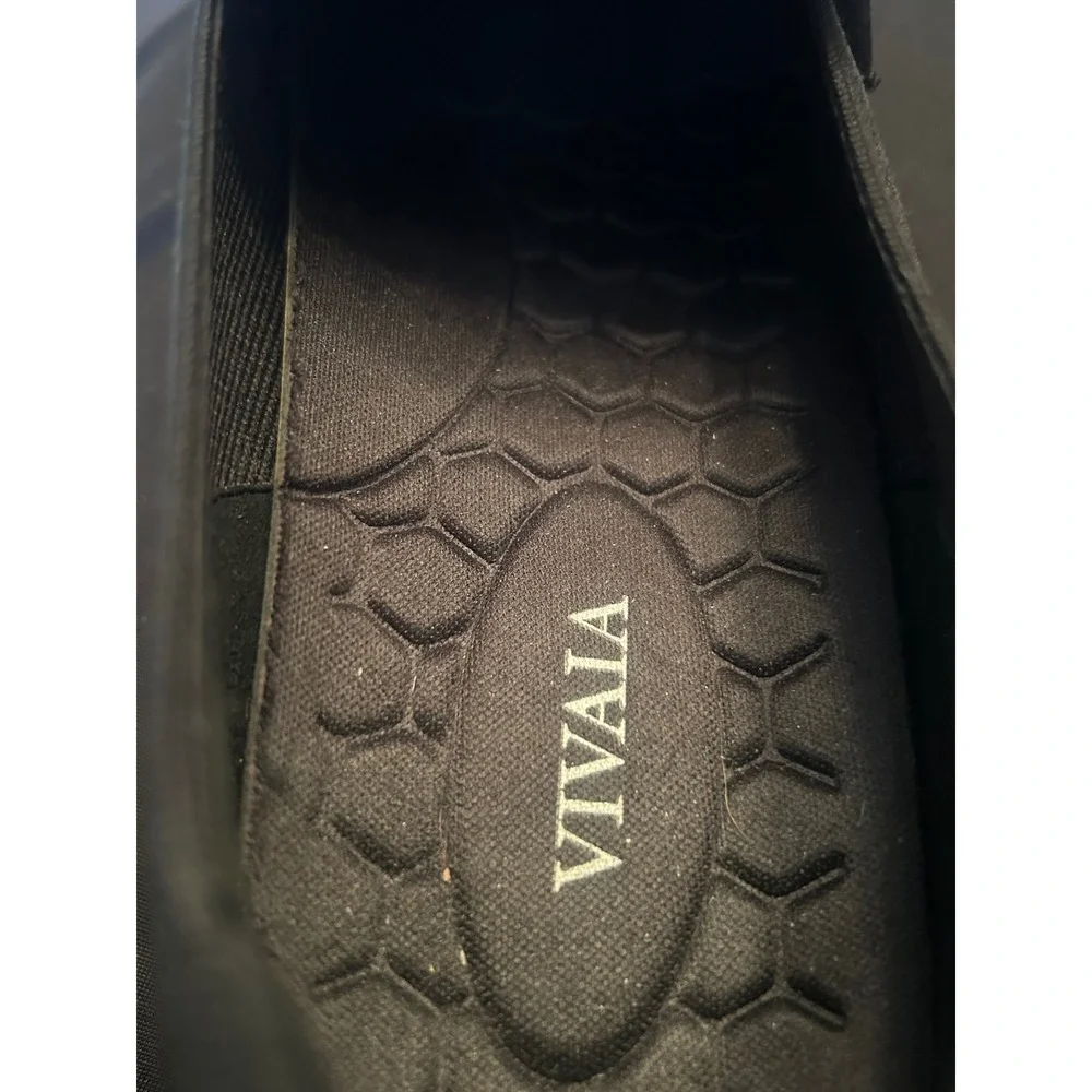 VIVAIA Women's Round Toe Platform Chunky Heel Loafers Size 9.5